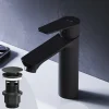 Am.Pm Europe Robinet Salle de Bain Mitigeur lavabo avec bonde clic clac, Noir, taille S, FTA82122 AM.PM
