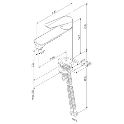 Am.Pm Europe Robinet Salle de Bain Mitigeur lavabo, Blanc, taille S, FTA02133 AM.PM