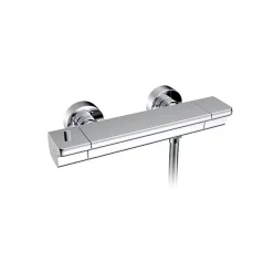 Rue Du Bain Robinet Thermostatique de Douche Mural - Chromé - Kubic* Robinet De Douche