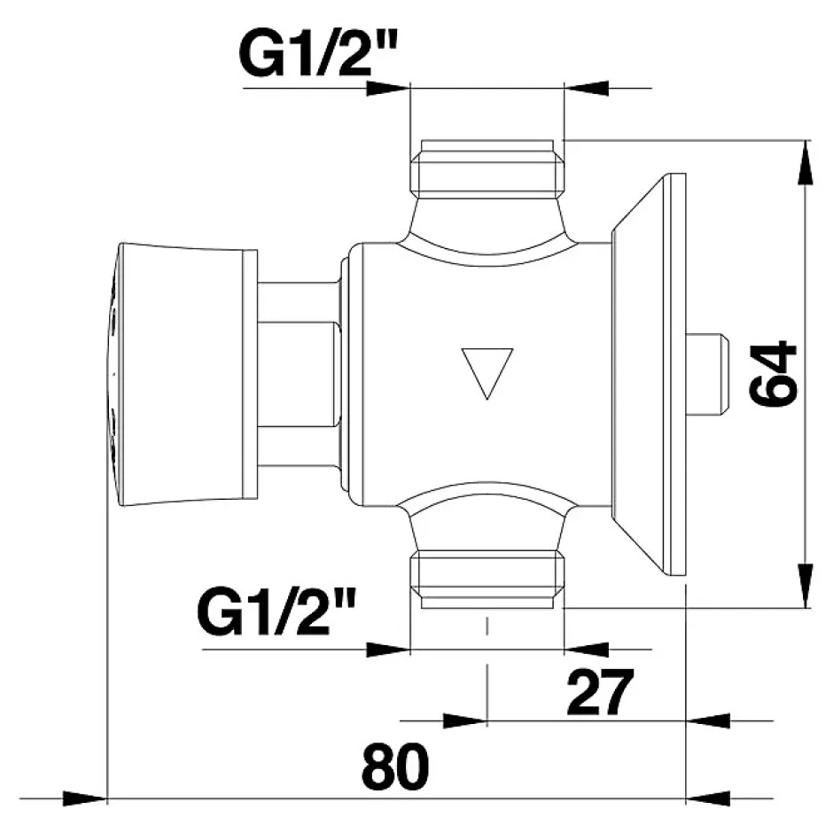 Presto Robinet urinoir 12 fixation murale -* Urinoir