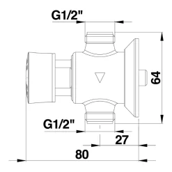 Presto Robinet urinoir 12 fixation murale -* Urinoir