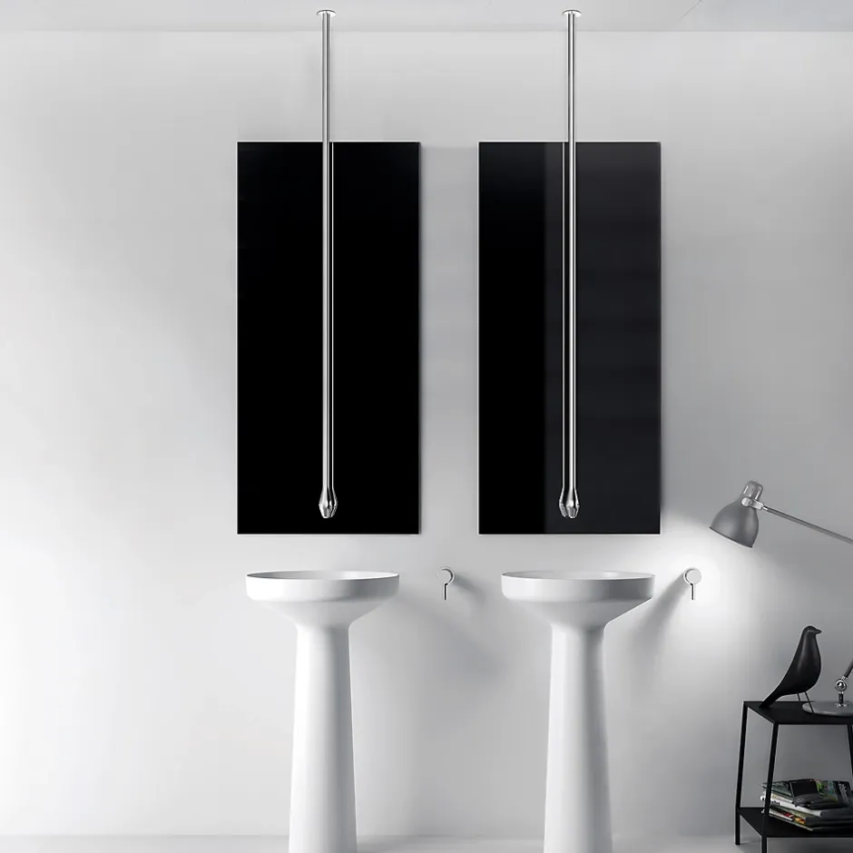 Bernstein Robinetterie pour installation au plafond DROP 135 - longueur 135cm - finition Chrome