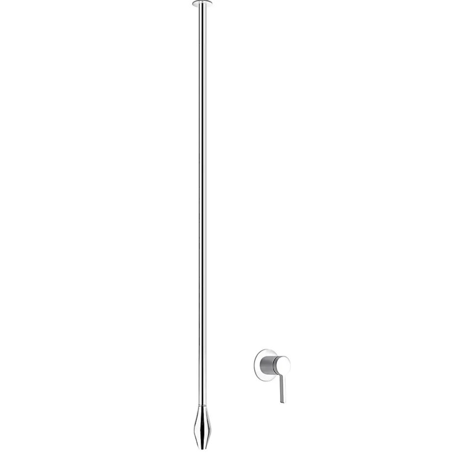 Bernstein Robinetterie pour installation au plafond DROP 135 - longueur 135cm - finition Chrome