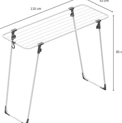 RORETS Rörets Séchoir à linge Nano - 43x110x85 cm* Etendoir À Linge