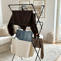 RORETS Rörets Séchoir à linge Rise - Construction pop-up - 140x49x61 cm