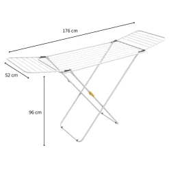 RORETS Rörets Séchoir à linge Sussi - 52x176x96 cm