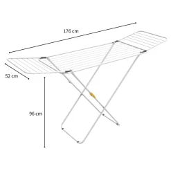 RORETS Rörets Séchoir à linge Sussi - 52x176x96 cm