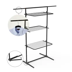 RORETS Rörets Séchoir à linge Triple+ - 137x70x58 cm - Surface de séchage de 16 m* Etendoir À Linge