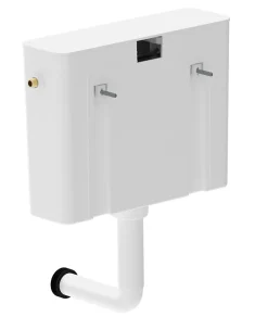 Siamp Réservoir WC 7.5L semi-bas simple touche, Tosca* Chasse D'Eau