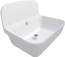 Nicoll Sanit (Groupe /Aliaxis) Poste d eau pour fixation murale, blanc (60001010099)* Lavabo