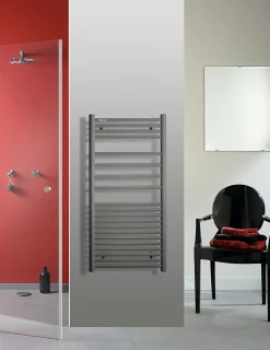 Acova Sèche serviette eau chaude Angora gris 460W* Sèche-Serviettes Eau Chaude