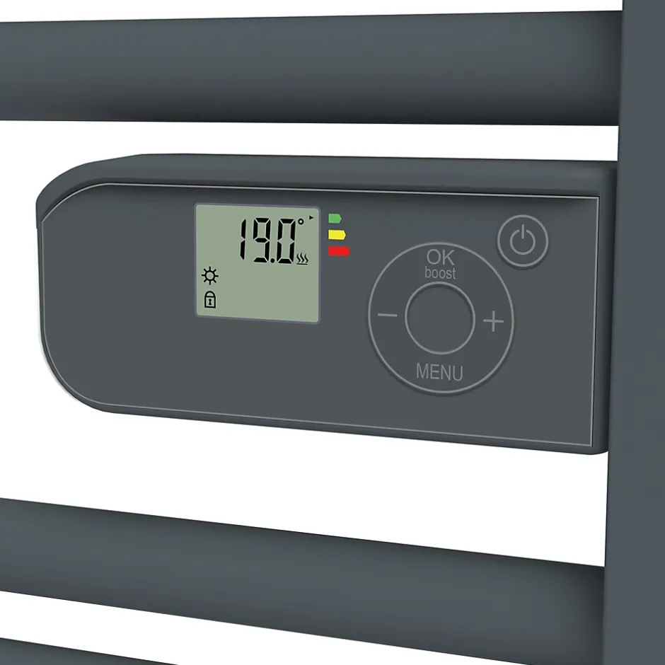 Carrera Sèche serviette électrique Alani gris + soufflerie 1500W