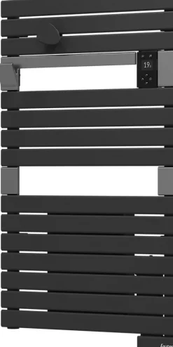 Sauter Sèche serviette électrique Asama II anthracite + soufflerie 1500W* Sèche-Serviettes Soufflant