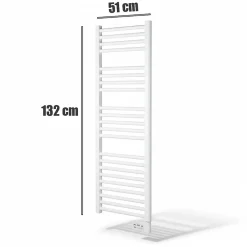 Autres Sèche serviette électrique Neomitis Danaïs EcoSens 700W Blanc Radiateur salle de bain* Sèche-Serviettes Électrique