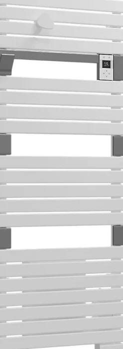 Sauter Sèche serviette électrique Asama II blanc + soufflerie 1750W