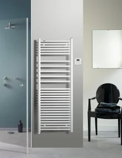 Acova Sèche serviette mixte électrique 300W / eau chaude 615W Angora* Sèche-Serviettes Mixte