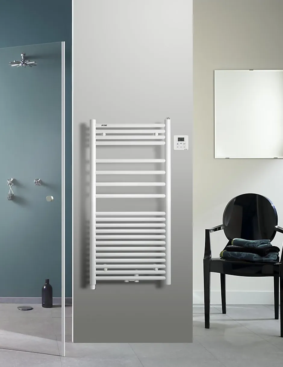 Acova Sèche serviette mixte électrique 300W / eau chaude 460W Angora