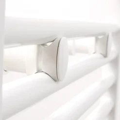 Autres Sèche serviette salle de bain eau chaude FINIMETAL Tahiti 257 W blanc 55 x 50 Cm