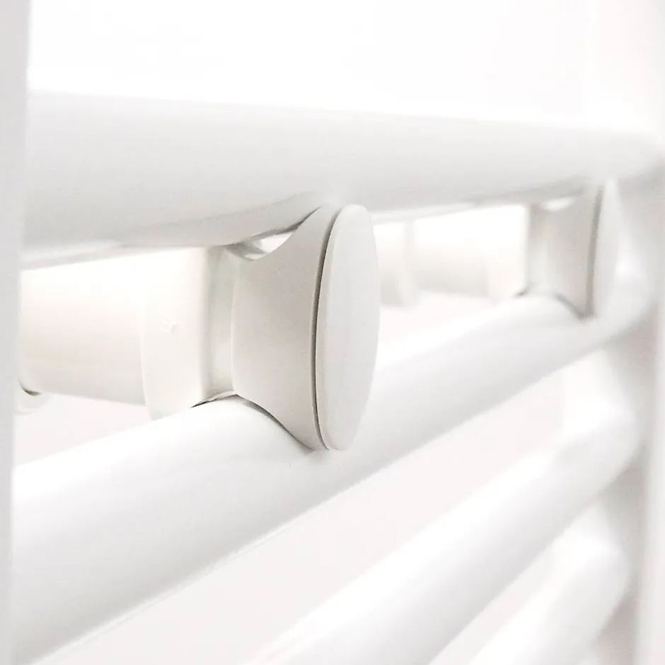 Autres Sèche serviette salle de bain eau chaude FINIMETAL Tahiti 257 W blanc 55 x 50 Cm