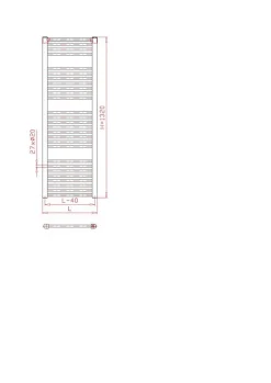 Siko Sèche serviette Thermal Trend blanc 132x45 cm (KD4501320)
