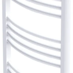 Vidaxl Sèche Serviettes Chauffage Central Incurvé 500x764mm + Connecteurs