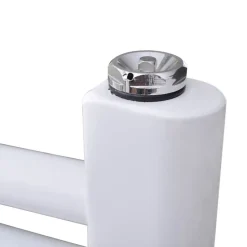 Vidaxl Sèche Serviettes Chauffage Central Incurvé 500x764mm + Connecteurs