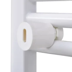 Vidaxl Sèche Serviettes Chauffage Central Incurvé 500x764mm + Connecteurs