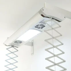Foxydry Sèche-linge électrique mural 122x57x30cm alu Air 120* Etendoir À Linge