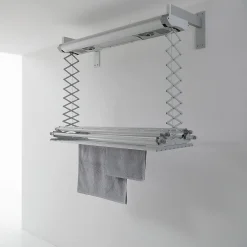 Foxydry Sèche-linge électrique mural 122x57x30cm alu Air 120* Etendoir À Linge
