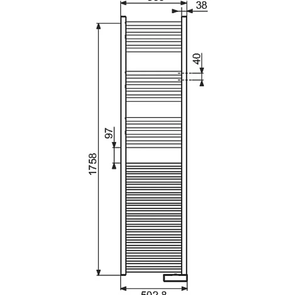 Acova Sèche-serviette Atoll Spa - 1000 W -