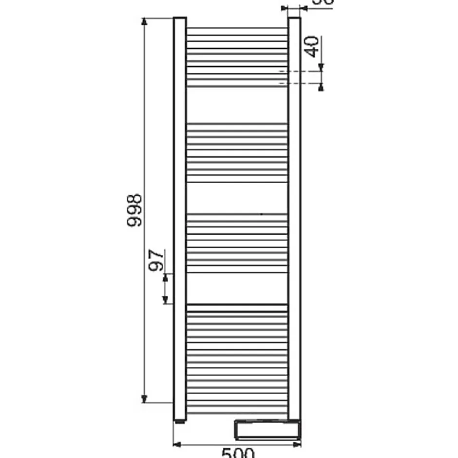 Acova Sèche-serviette Atoll Spa - 500 W -