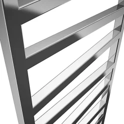 Matisere Sèche-serviette chromé mixte - Raccordement au centre et à droite - Zigzag/Z8 - 285 Watt - ZIG1070/500Z8CRO