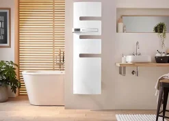 Atlantic Sèche-serviette connecté mât à gauche SERENIS 1750W blanc - - 850512