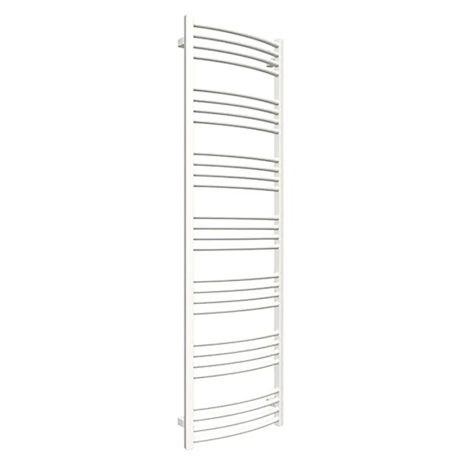 Matisere Sèche-serviette eau chaude blanc de 1860mm de haut et 600mm de large - 937 Watt - LEN1860/600SXB* Sèche-Serviettes Eau Chaude