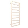 Matisere Sèche-serviette eau chaude beige de 1070mm de haut et 500mm de large - 418 Watt - ZIG1070/500ZX1015