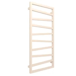 Matisere Sèche-serviette eau chaude beige de 1070mm de haut et 500mm de large - 418 Watt - ZIG1070/500ZX1015
