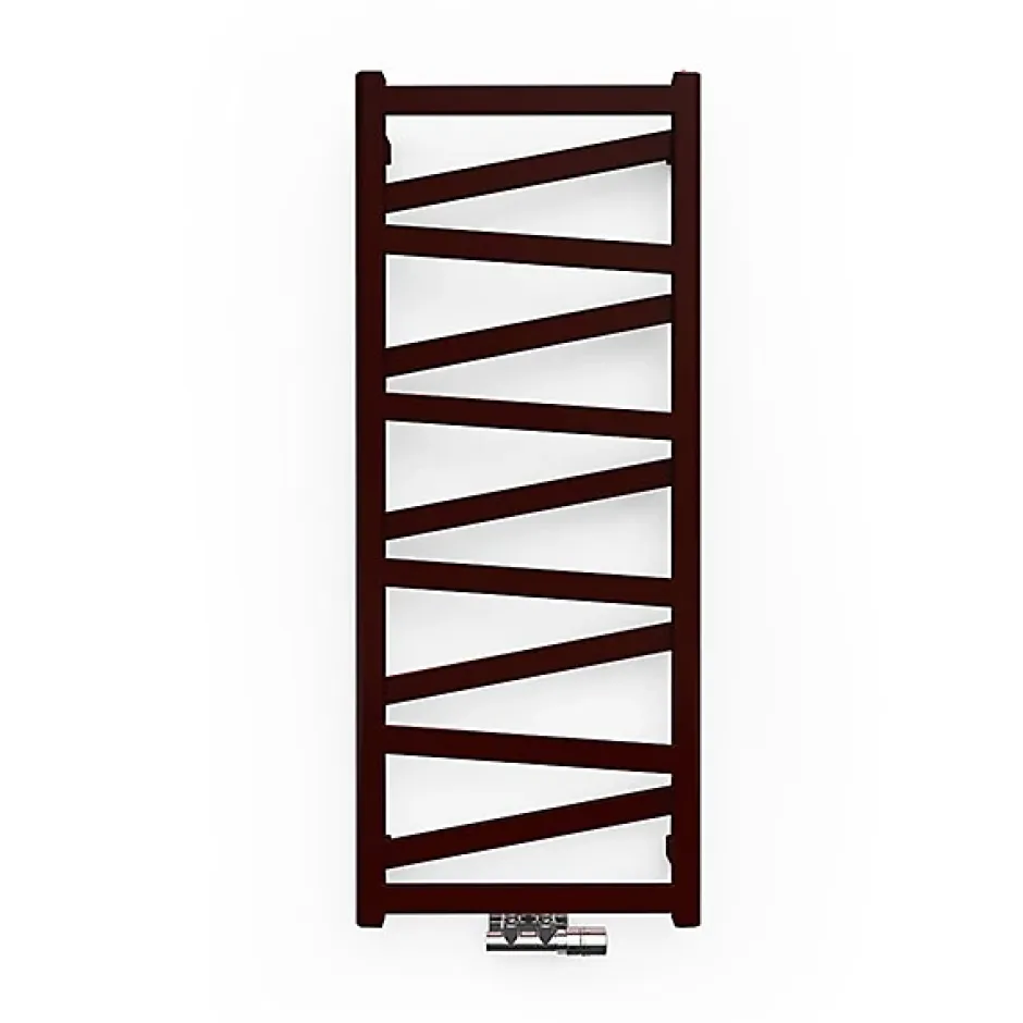 Matisere Sèche-serviette eau chaude noir de 510mm de haut et 400mm de large - 163 Watt - VIP510/400ZXN* Sèche-Serviettes Eau Chaude