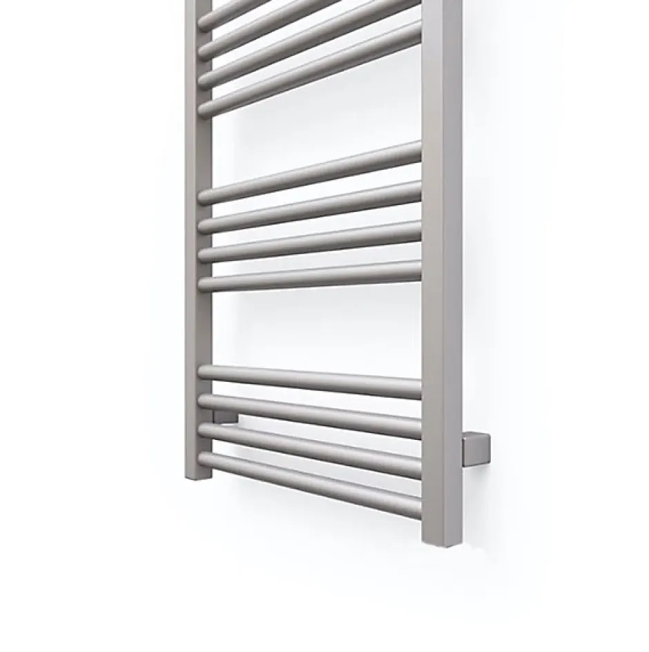 Matisere Sèche-serviette eau chaude gris de 660mm de haut 400mm de large - 241 Watt - FIO660/400SXRGR* Sèche-Serviettes Eau Chaude