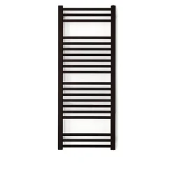 Matisere Sèche-serviette eau chaude noir de 760mm de haut et 500mm de large - 320 Watt - BON760/500SXN