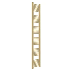 Matisere Sèche-serviette eau chaude doré de 960mm de haut et 230 de large - 247 Watt - MIK960/230SXBRA* Sèche-Serviettes Eau Chaude