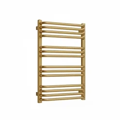 Matisere Sèche-serviette eau chaude doré de 540mm de haut et 300mm de large - 180 Watt - ALE540/300ZXBRA
