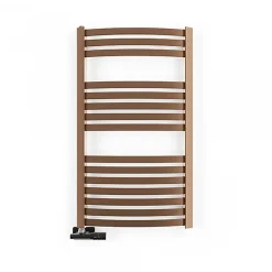 Matisere Sèche-serviette eau chaude cuivre lumineux de 1760mm de haut et 400mm de large - 646 Watt - DEX1760/400ZXBCO* Sèche-Serviettes Eau Chaude