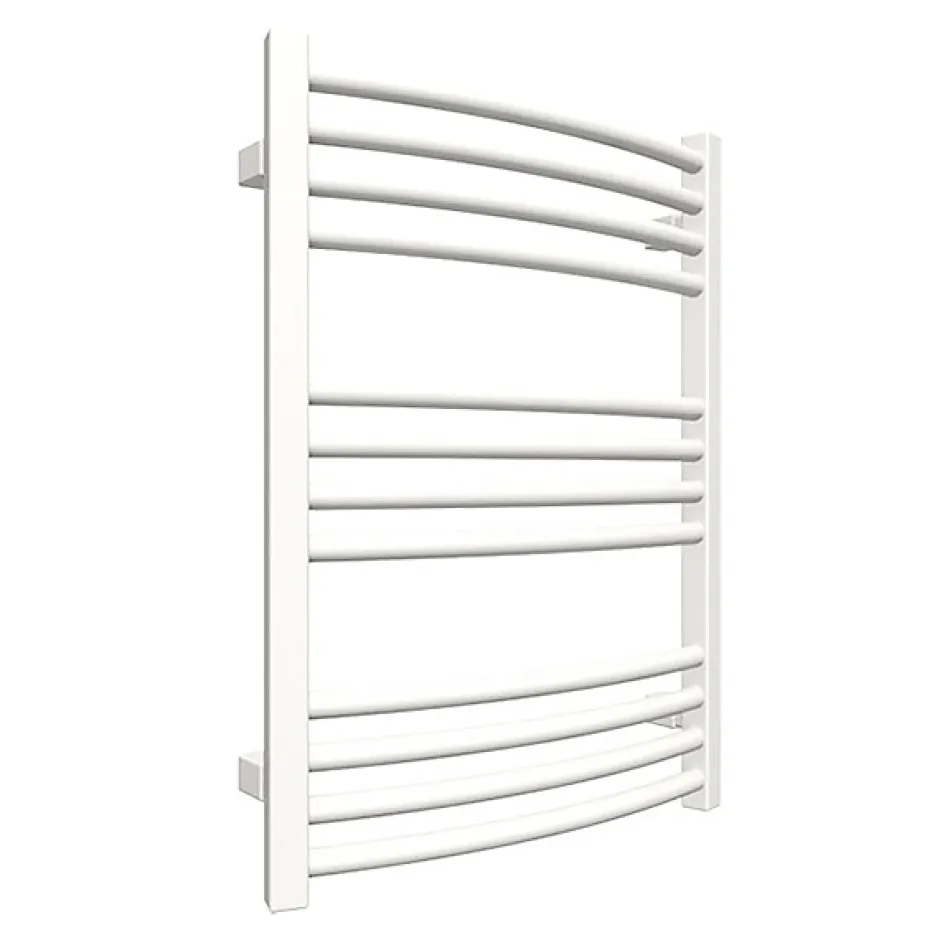 Matisere Sèche-serviette eau chaude blanc de 660mm de haut et 536mm de large. - 312 Watt - LEN660/536PSXB* Sèche-Serviettes Eau Chaude