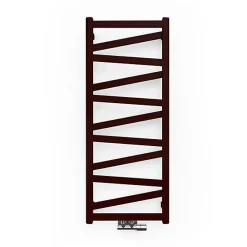 Matisere Sèche-serviette eau chaude noir de 1470mm de haut et 500mm de large - 540 Watt - VIP1470/500ZXN