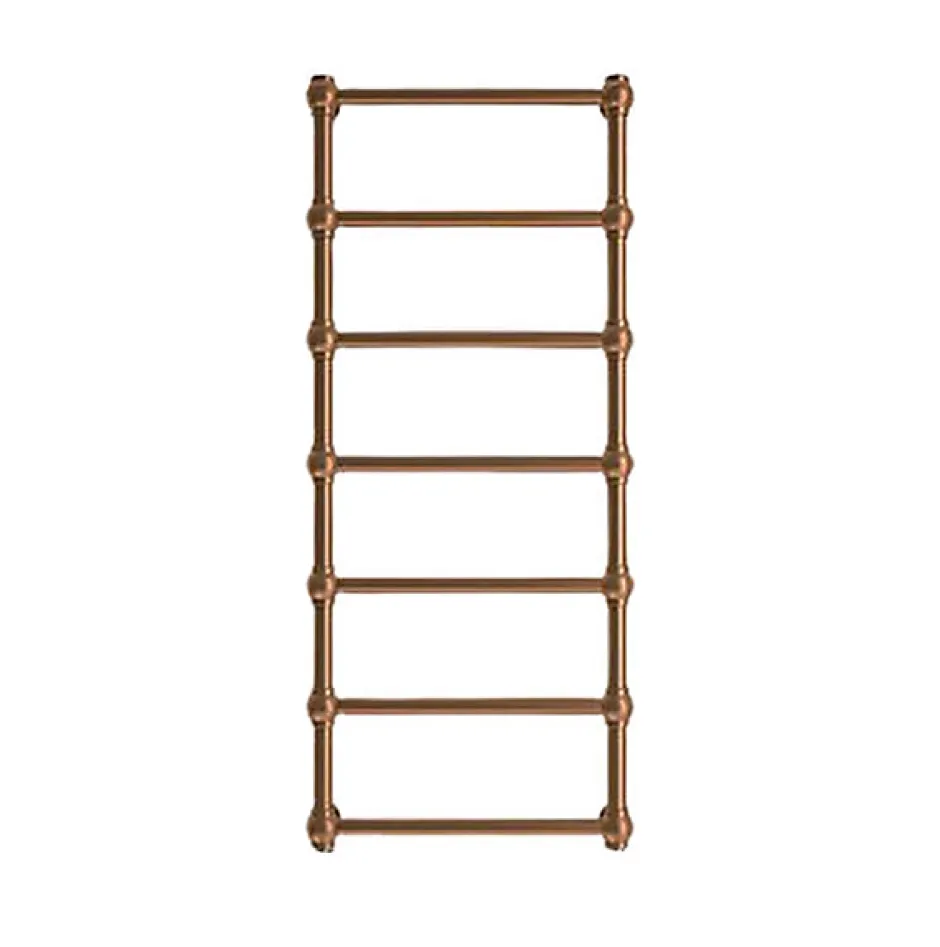 Matisere Sèche-serviette eau chaude cuivre de 1170mm de haut et 504mm de large - 210 Watt - RET1170/504SXCOP