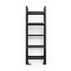 Matisere Sèche-serviette eau chaude noir de 920mm de haut et 300mm de large - 383 Watt - STA920/300SXN* Sèche-Serviettes Eau Chaude
