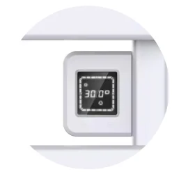 Sannover  Sèche-Serviette Electrique Mural Omiros Plat Sannover 500 W Blanc* Sèche-Serviettes Électrique