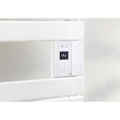 Atlantic Sèche-serviette électrique - Adélis - - 1000 W - Avec soufflerie 1000 W - H. 1777 mm - Blanc brillant - Connecté* Sèche-Serviettes Électrique|Sèche-Serviettes Soufflant