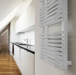 Matisere Sèche-serviette électrique blanc de 820mm de haut et 540mm de large - 600 Watt - TYT820/540E8BBLO* Sèche-Serviettes Soufflant