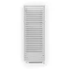 Matisere Sèche-serviette électrique blanc de 1320mm de haut et 600mm de large - 800 Watt - CIT1320/600E8BBLO